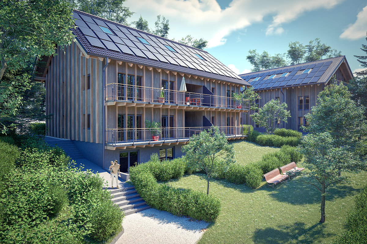 Wohnbauprojekt am Hirtenweg 10-12 - Außenansicht