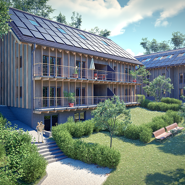 Wohnbauprojekt am Hirtenweg 10-12 - Außenansicht