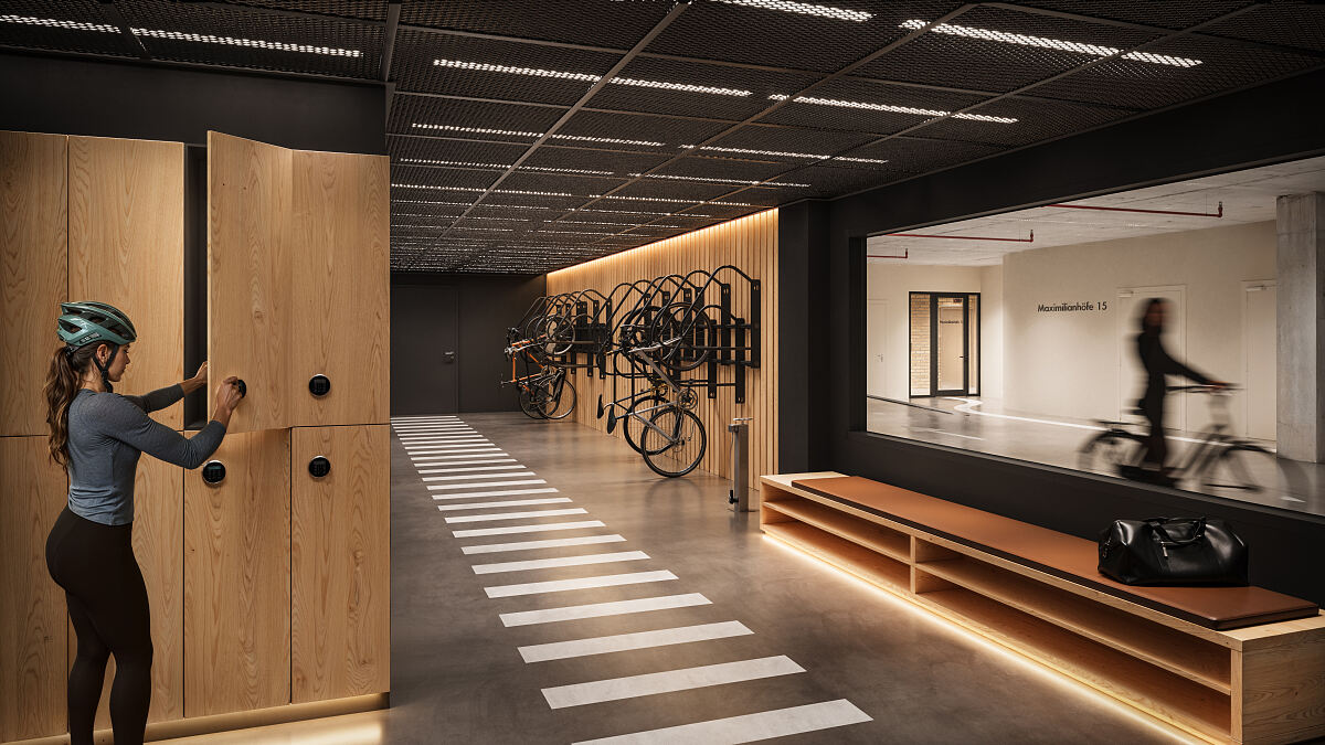 München_Maximilianhöfe_Fahrradraum