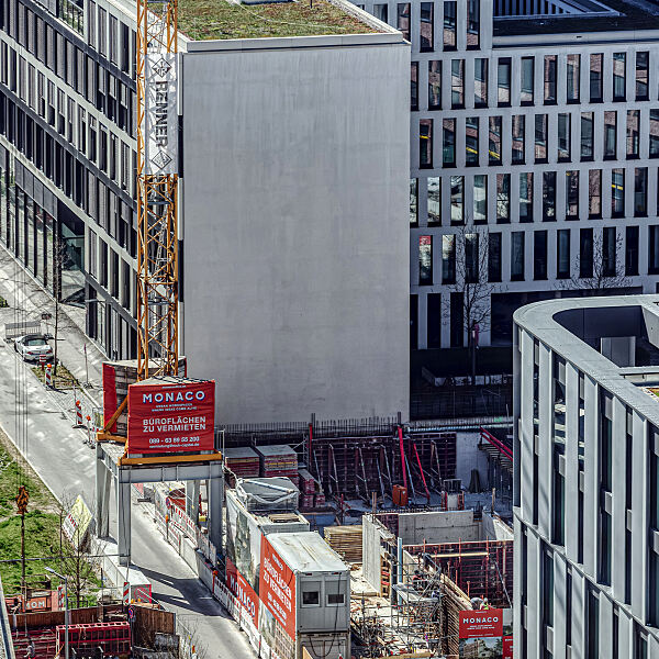 Monaco Baufortschritt Vogelperspektive April 2026