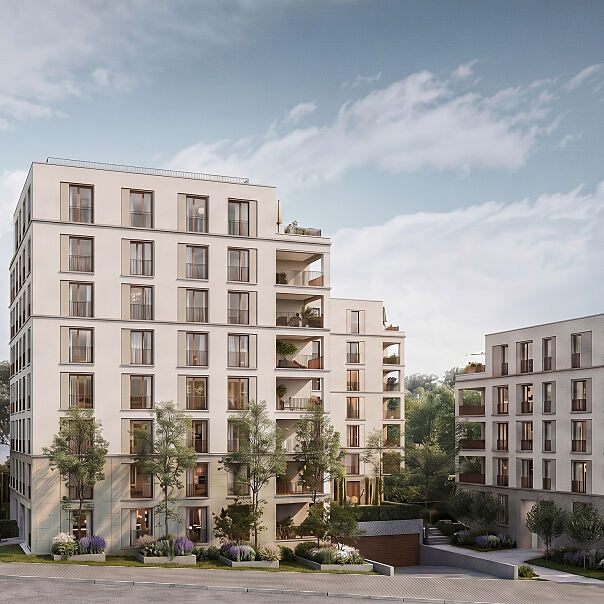 Wohnquartier an der Aukammallee in Wiesbaden