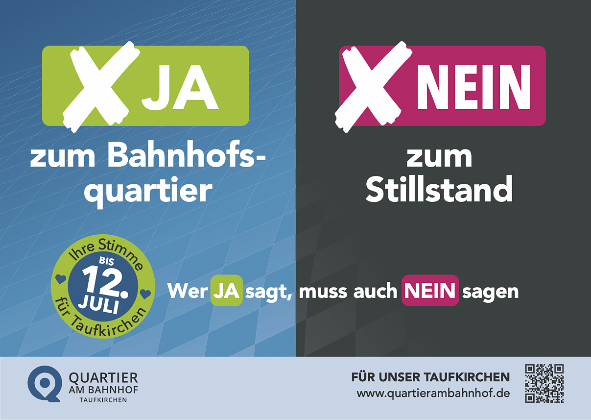 Kampagne der Eigentümergemeinschaft für das Quartier am Bahnhof 