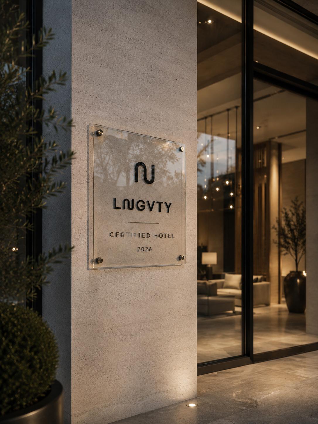 LNGVTY Hotelfassade abends