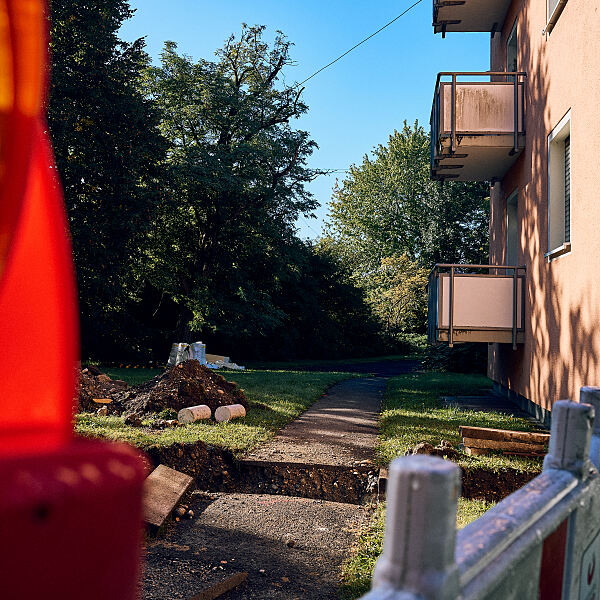 Vonovia schließt 83 Wohnungen in Rosenheim an Fernwärme an.
