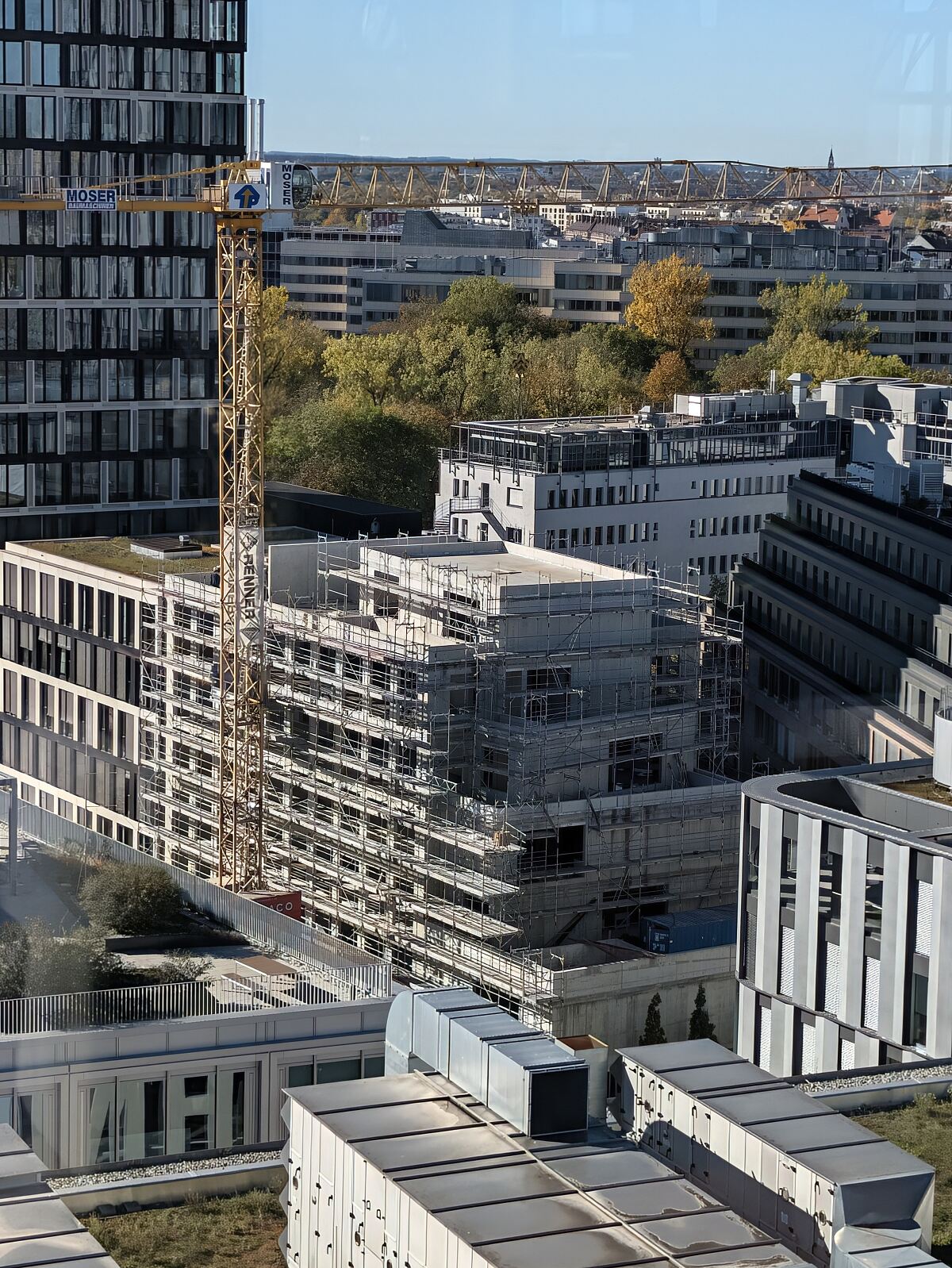 Der Rohbau im MONACO der Rock Capital Group ist abgeschlossen.