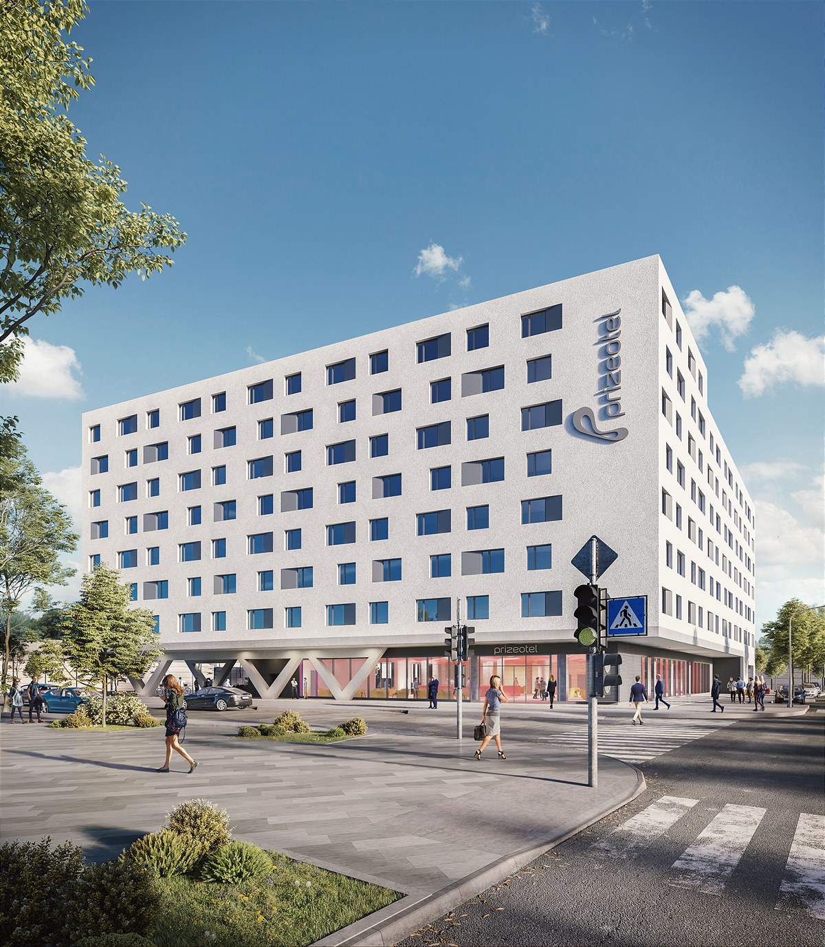 Die Eröffnung des ersten prizeotels am Wiener Hauptbahnhof ist für Sommer 2022 geplant