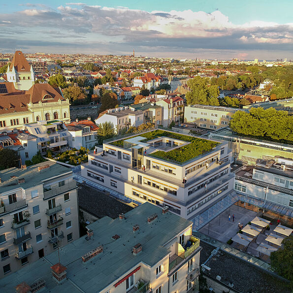 Das EKAZENT Hietzing, eingebettet im lebendigen Viertel Hietzing, wandelt sich von einer ikonischen Handelsimmobilie der 60er Jahre hin zu einem zukunftsweisenden, nachhaltigen Mixed-Use-Quartier, das Wohnen, Arbeiten und Einkaufen vereint