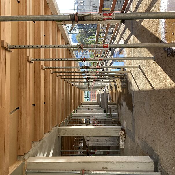 Baustand i8 im Oktober 2023 auf dem iCampus im Werksviertel