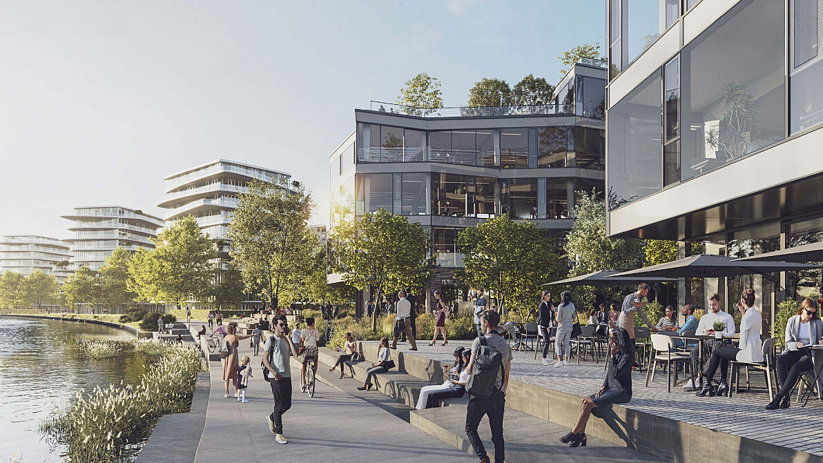 Das ehemalige SIGNA-Projekt Glance an der Berliner Spree soll als Life-Science-Hub neu entwickelt werden. Die attraktive Wasserlage in Berlin-Charlottenburg verbindet urbanes Leben mit innovativer Forschung.