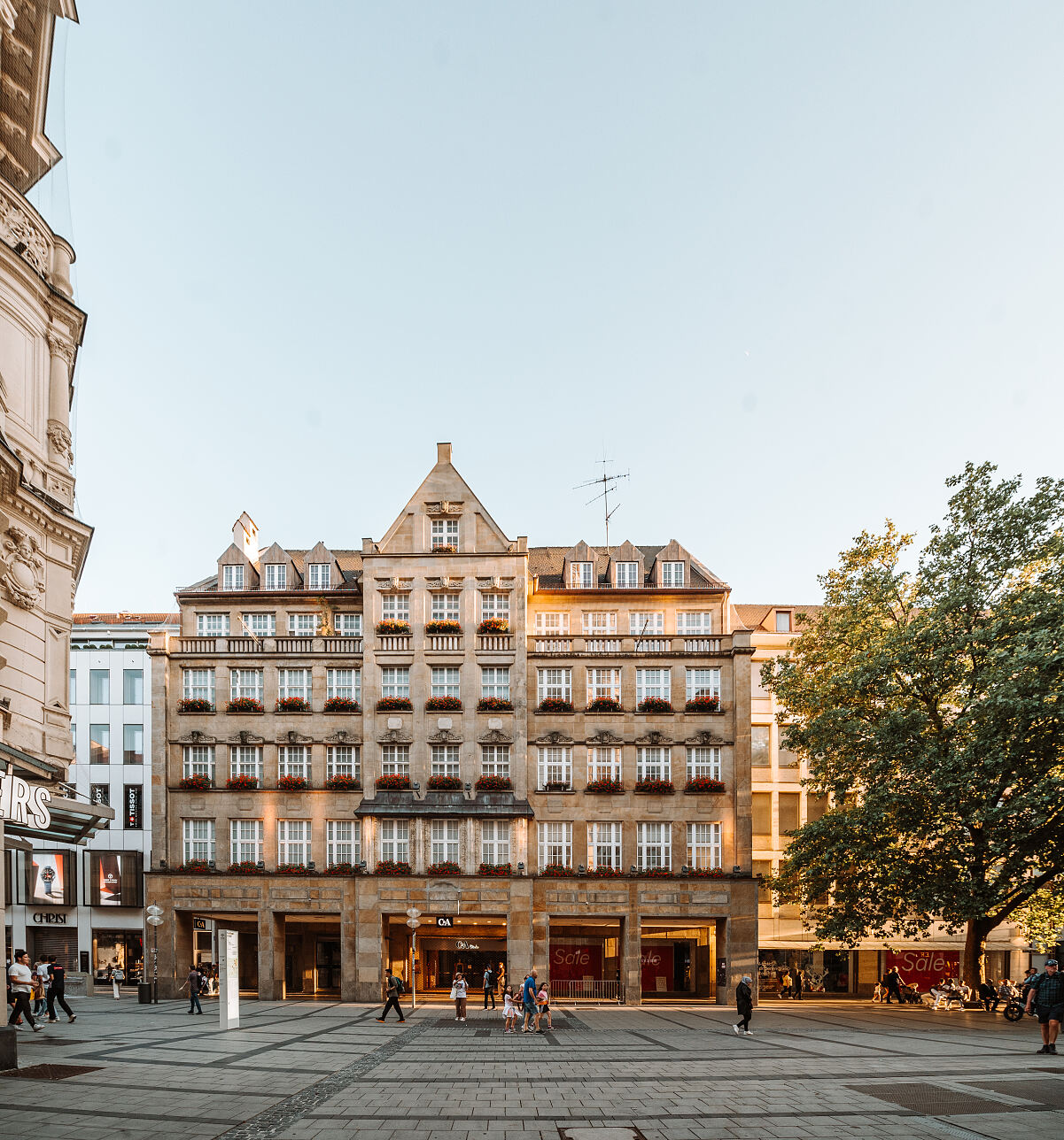 Das Bestandsgebäude Singerhaus im Jahr 2024