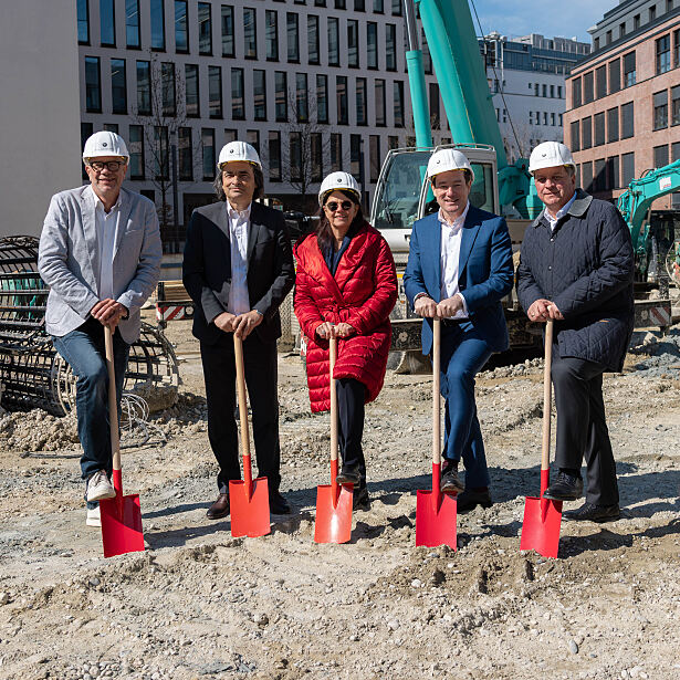 Spatenstich für Bürogebäude MONACO
