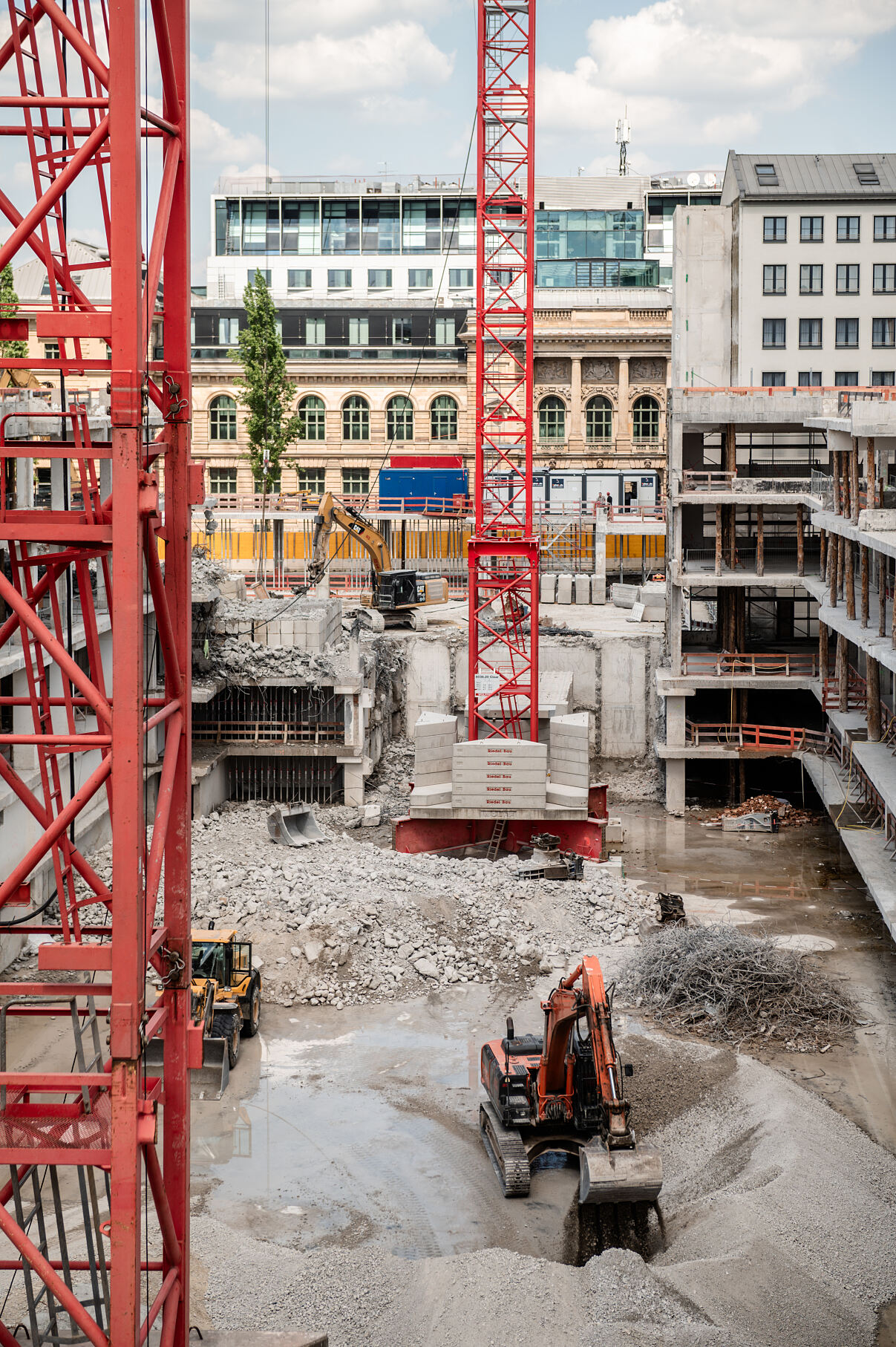 Blick auf das historische Bahnhofsviertel: Die zentrale Lage von THE VERSE in München Mitte direkt am Hauptbahnhof macht das Projekt zu einem künftigen Knotenpunkt im neuen Central Business District der Stadt.