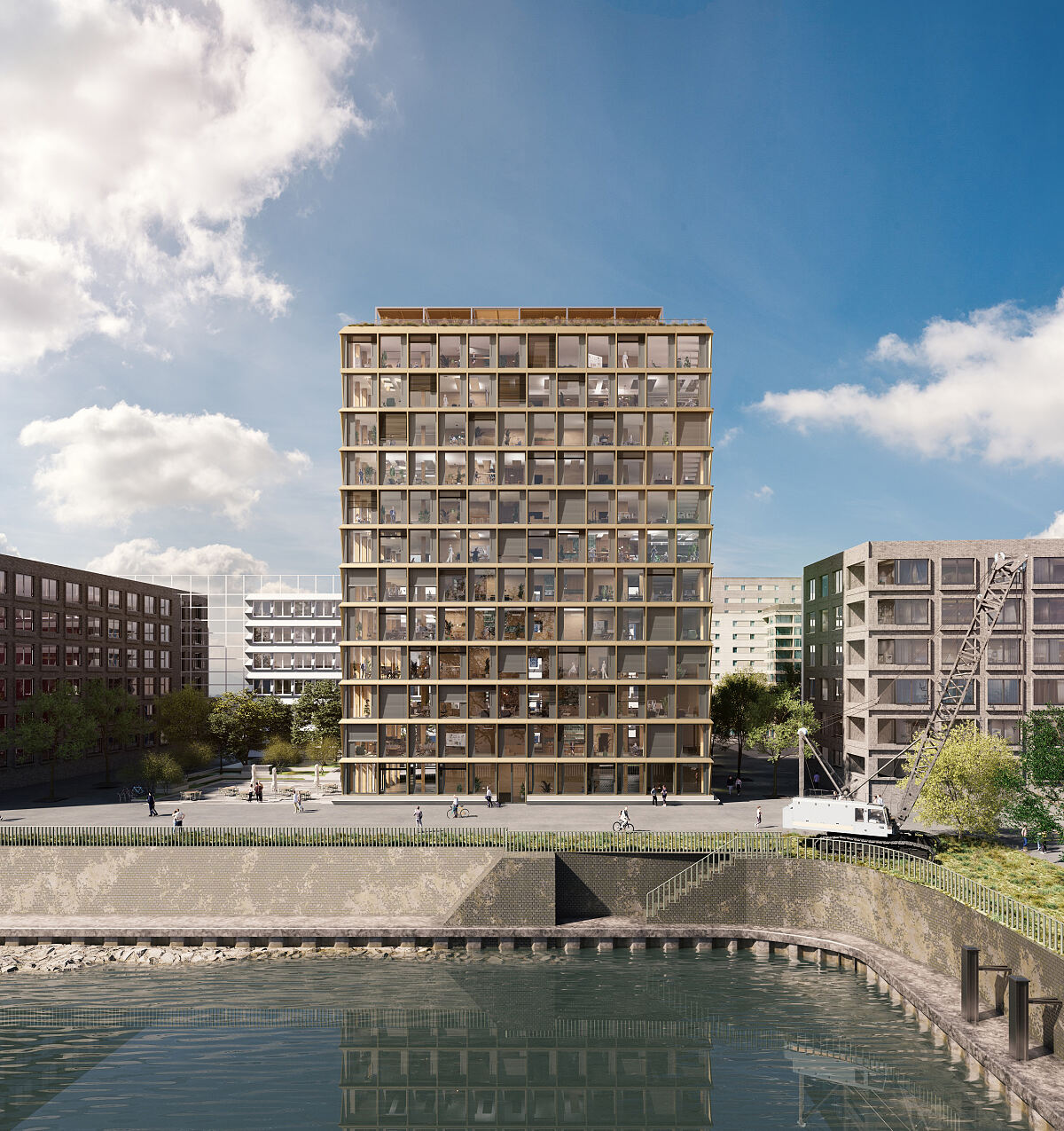 Timber Peak am Zollhafen Mainz