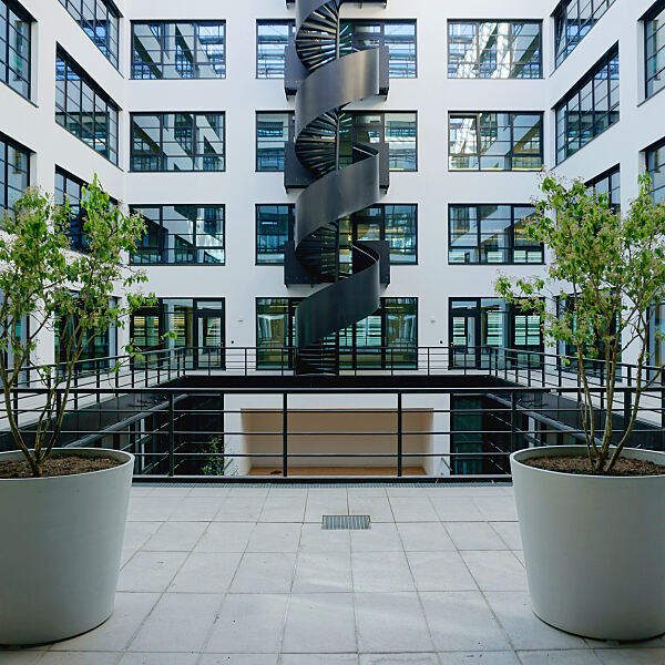 Neue Balan_Haus 28_Innenhof_Pflanzen