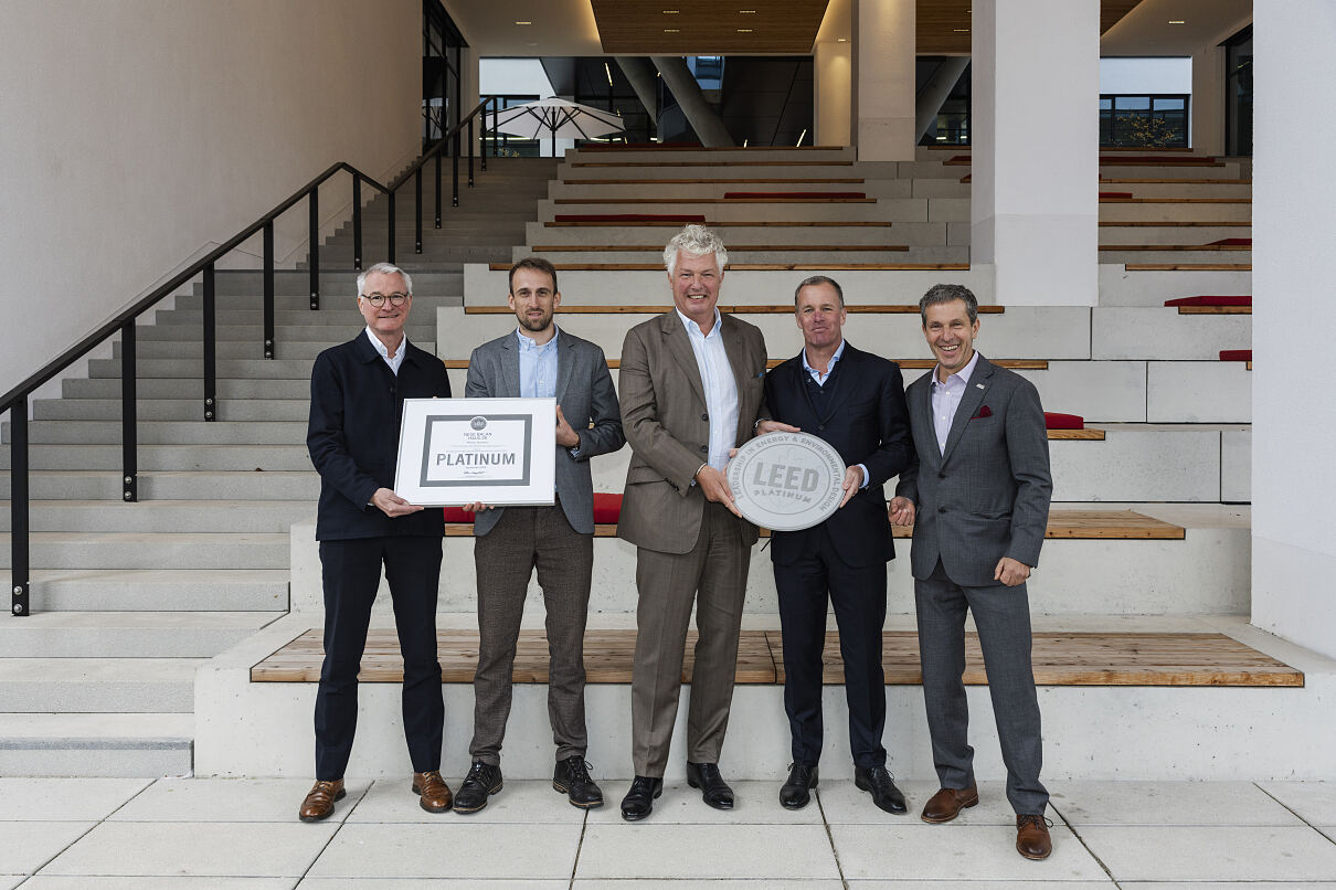 20251019_Allgemeine SÜDBODEN_Haus 28 x LEED Platin_Gruppenbild