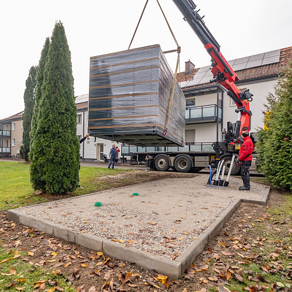 Mühldorf_Wärmepumpen-Cube_Aufstellung