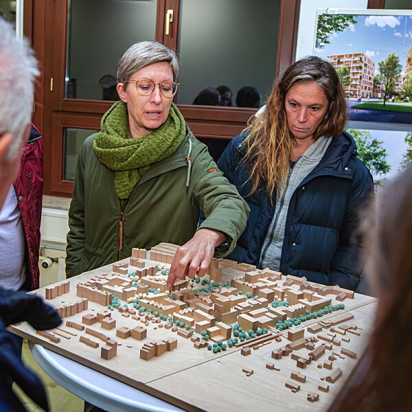 Projektmodell Quartier am Bahnhof in Taufkirchen